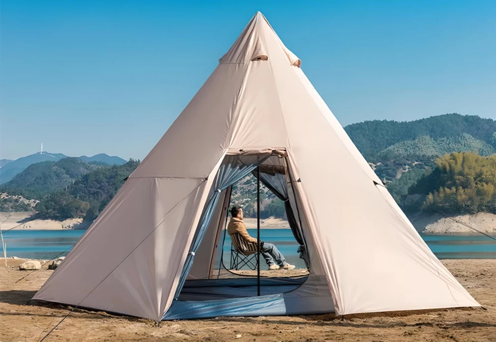 pyramid shaped tent