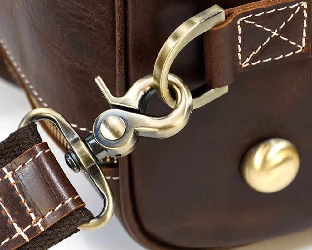 vintage leather carry on bag